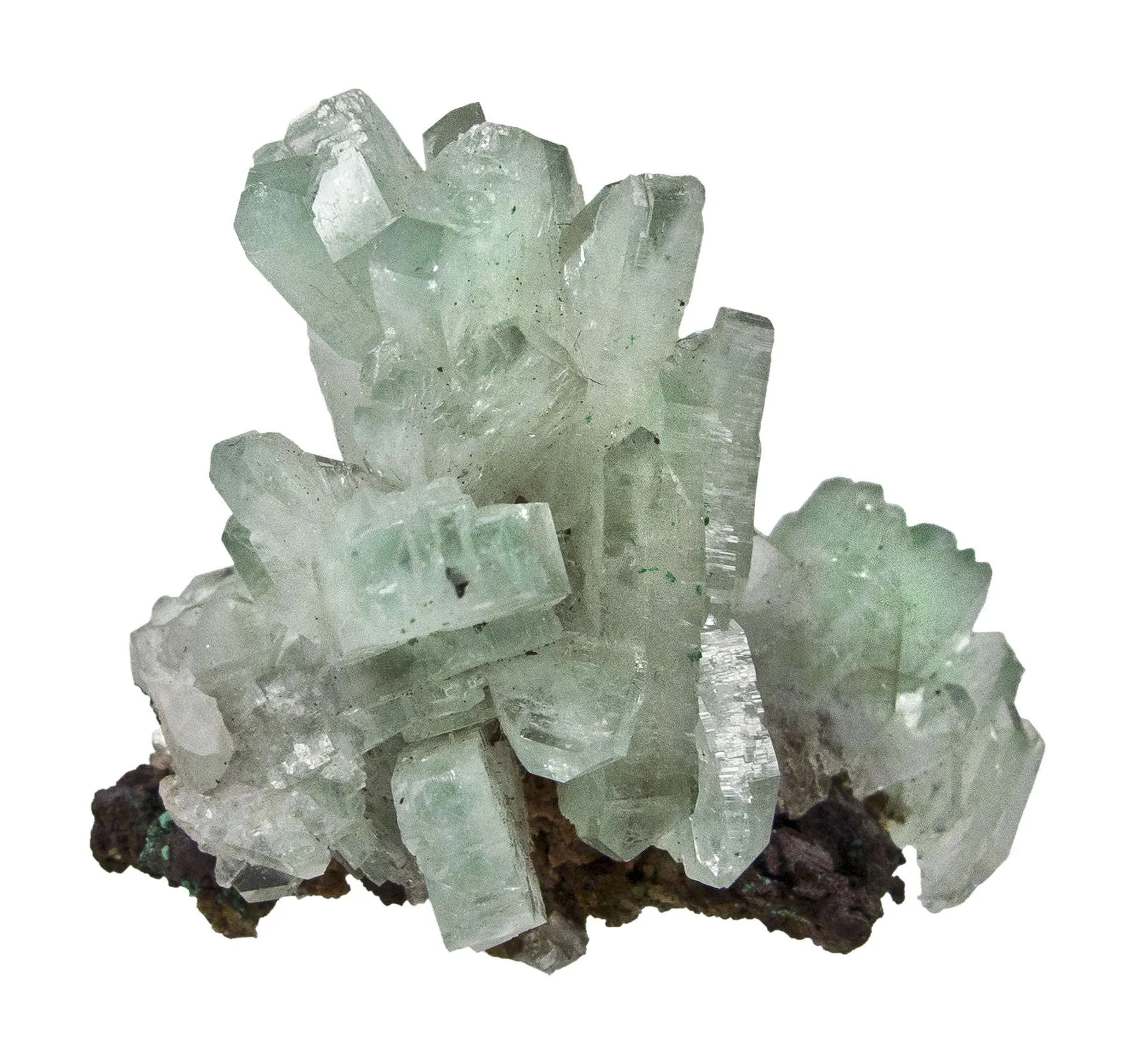 Baryte Included By Malachite - image 7
