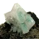 Baryte Included By Malachite - image 3