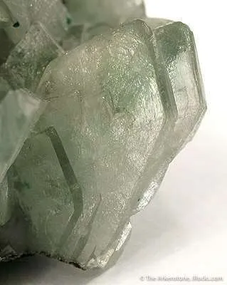 Baryte (Included By Malachite) on Malachite - image 3