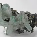 Baryte, Malachite - image 1