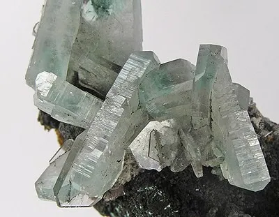 Baryte, Malachite - image 2