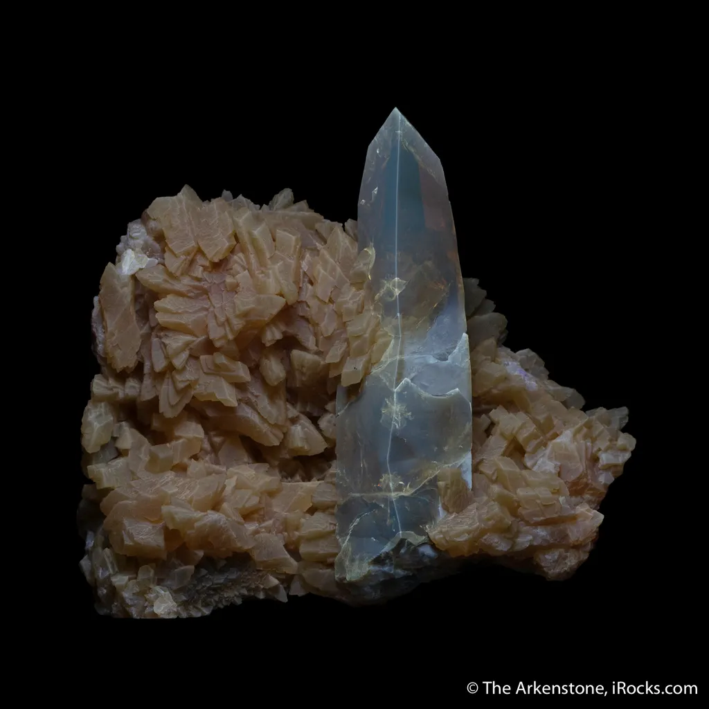 Baryte on Calcite - image 3