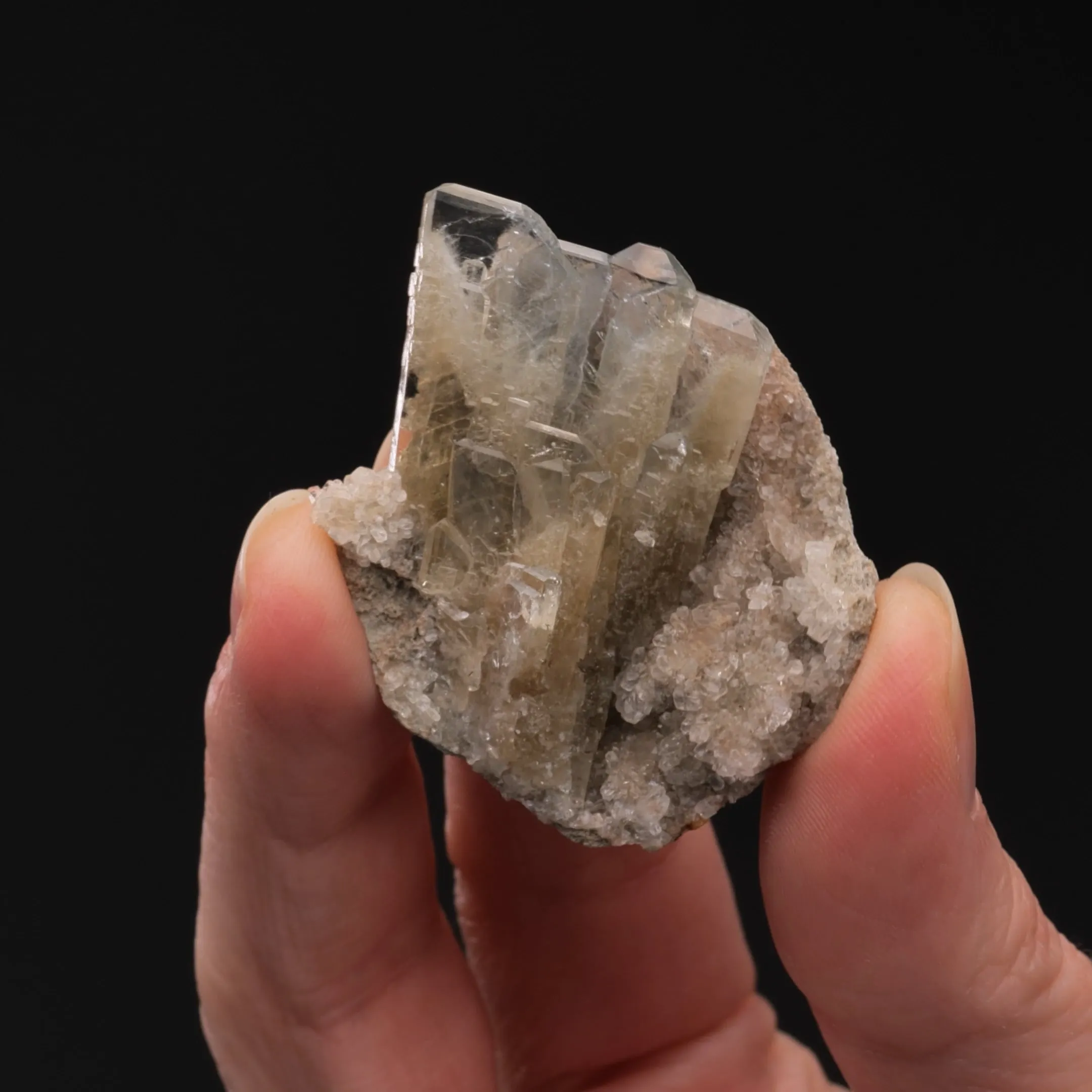 Baryte on Calcite - image 2