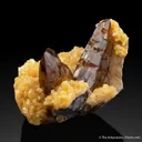 Baryte on Calcite - image 1