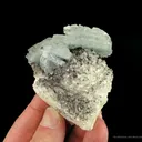 Baryte on Dolomite With Specular Hematite - image 3