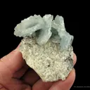 Baryte on Dolomite With Specular Hematite - image 2