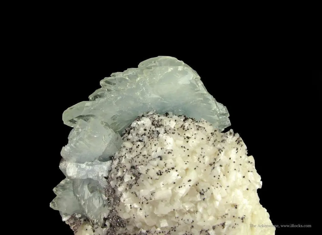 Baryte on Dolomite With Specular Hematite image