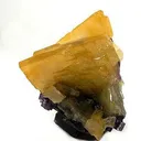 Baryte on Fluorite - image 2