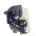 Baryte on Fluorite - image 3