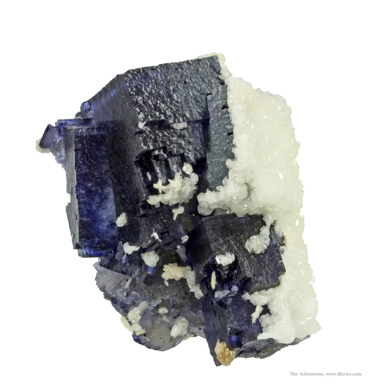 Baryte on Fluorite - image 3