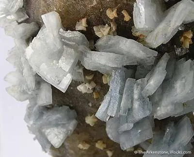 Baryte on Fluorite - image 3