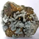 Baryte on Fluorite - image 1