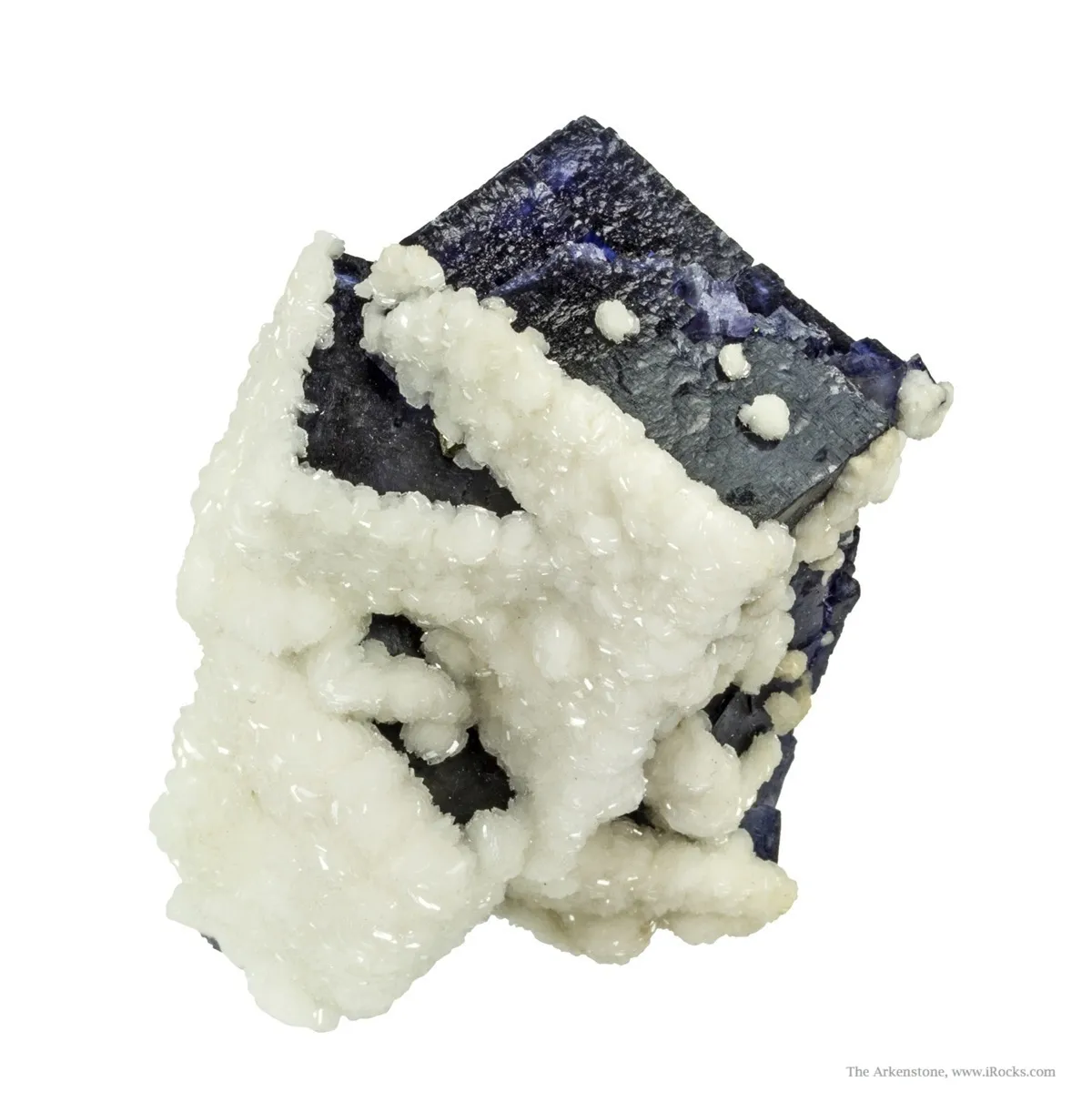 Baryte on Fluorite - image 4