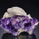 Baryte on Fluorite - image 1