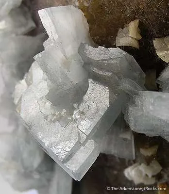 Baryte on Fluorite - image 4