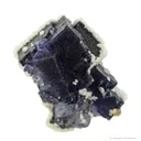 Baryte on Fluorite - image 1
