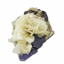 Baryte on Fluorite - image 2