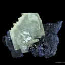 Baryte on Fluorite - image 3
