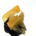 Baryte on Fluorite - image 1