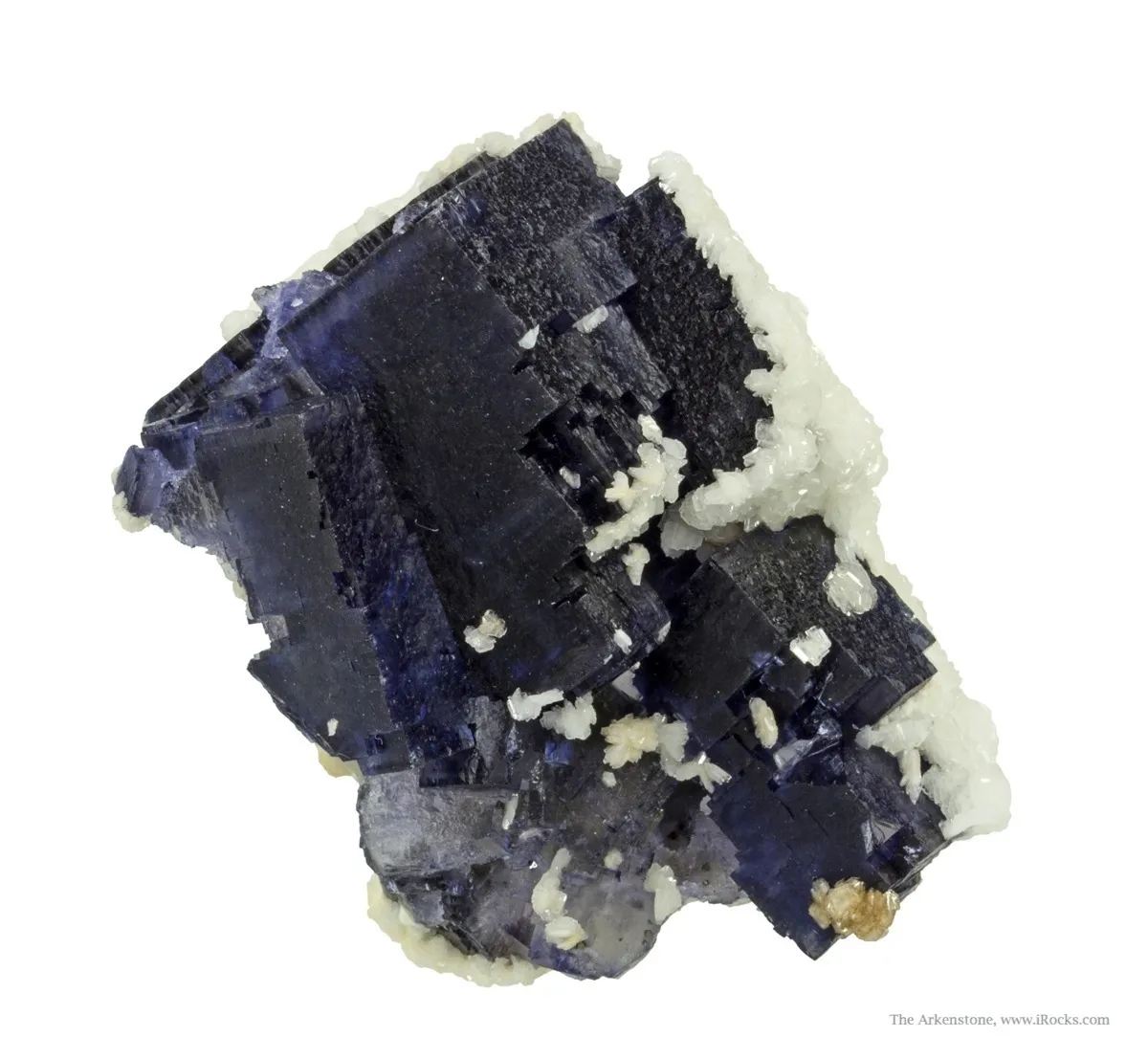 Baryte on Fluorite - image 2