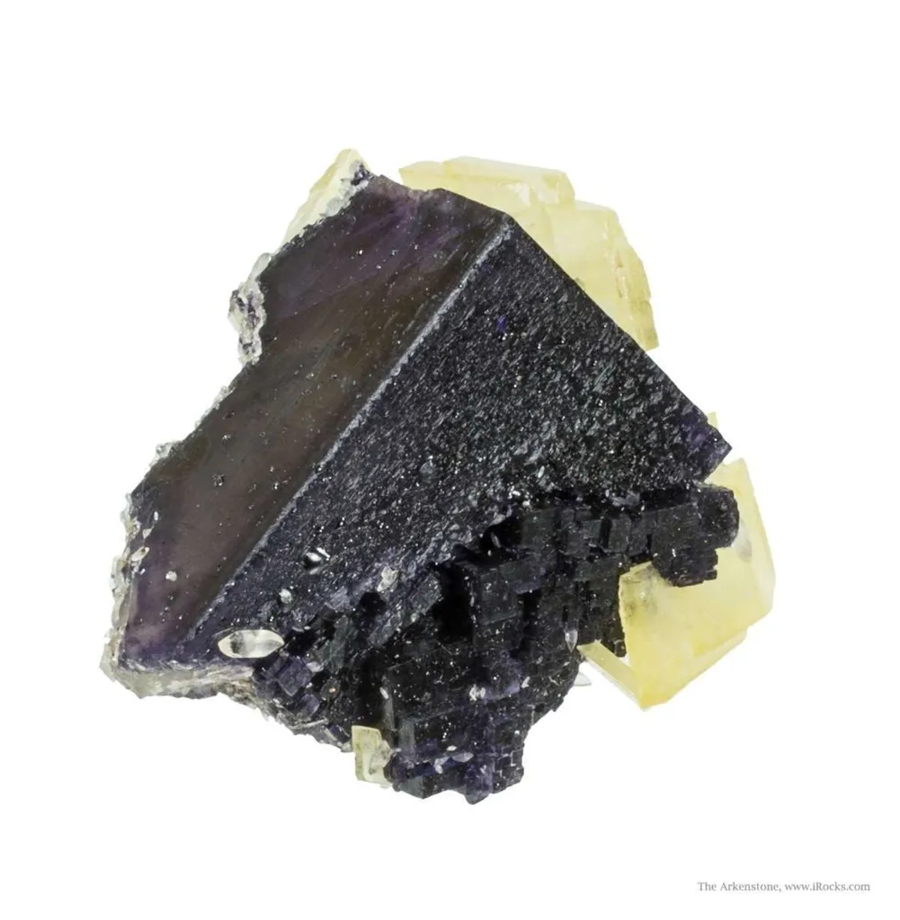 Baryte on Fluorite - image 3