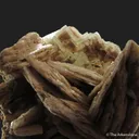 Baryte on Fluorite - illustrated - image 5