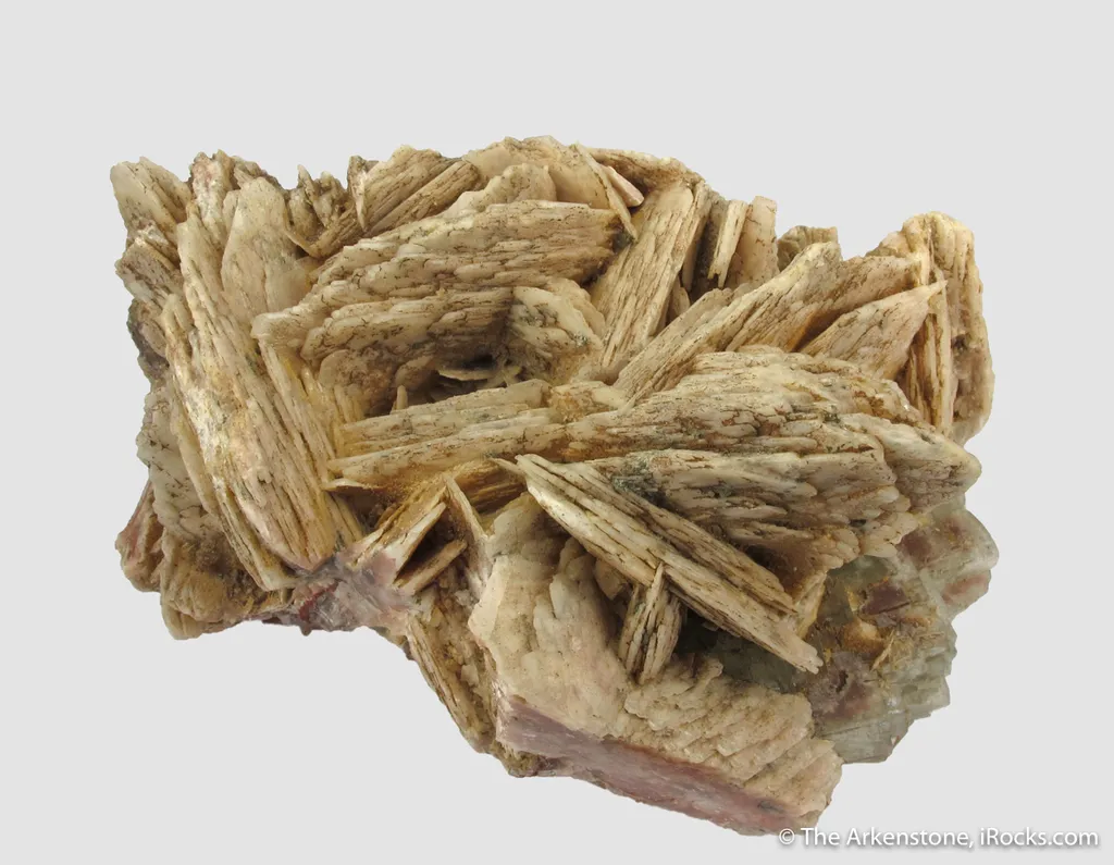 Baryte on Fluorite - illustrated - image 4