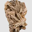 Baryte on Fluorite - illustrated - image 1