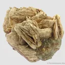 Baryte on Fluorite - illustrated - image 2