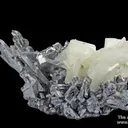 Baryte on Galena (twinned) - image 4