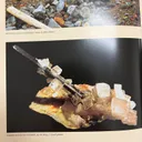 Baryte on Stibnite - image 4