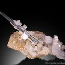 Baryte on Stibnite - image 1