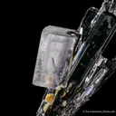 Baryte on Stibnite - image 4