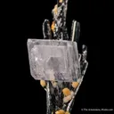 Baryte on Stibnite - image 5