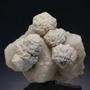Baryte on Witherite on Calcite - image 1