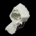 Baryte Ps. After Calcite, on Fluorite - image 2