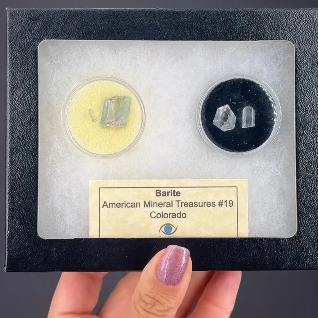 Baryte (Rough & Cut set) image