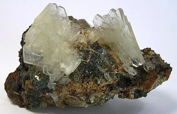 Baryte, Siderite, Galena image