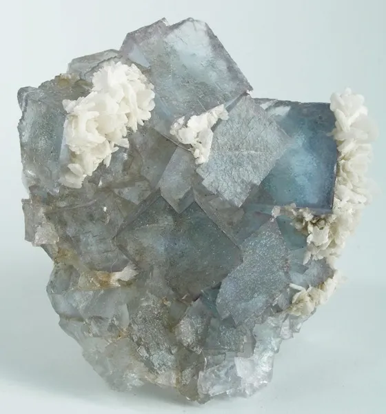 Baryte, Strontianite, Fluorite image