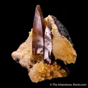 Baryte with Calcite on Matrix - image 5