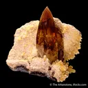 Baryte with Calcite on Matrix - image 1