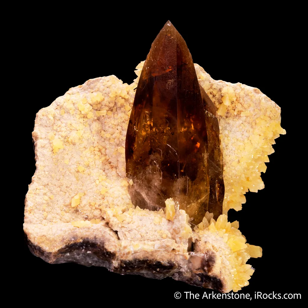 Baryte with Calcite on Matrix - image 4