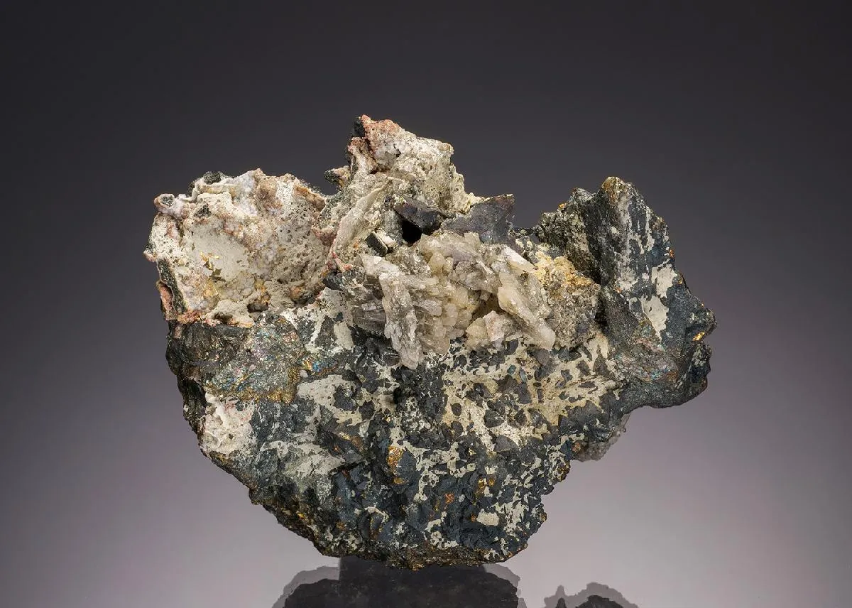 Baryte with Chalcopyrite - image 1