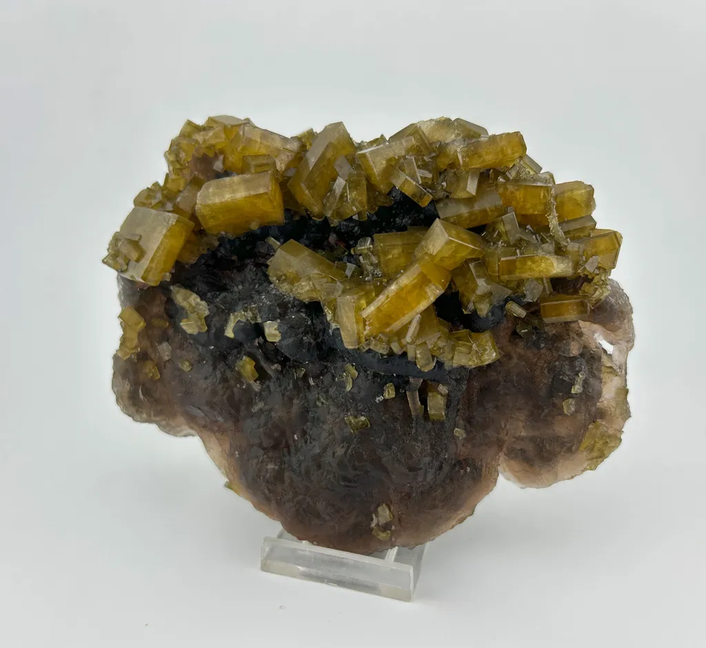 Baryte with Fluorite - image 2