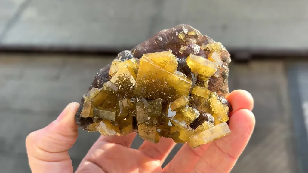 Baryte with Fluorite - image 4