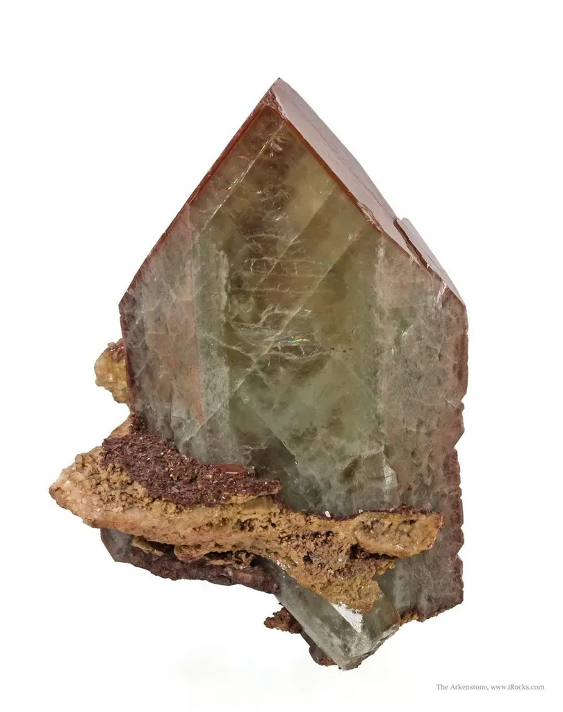 Baryte With Hematite Coating image