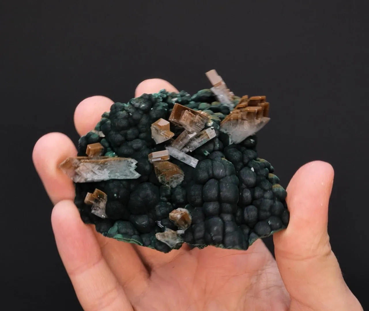 Baryte with Malachite - image 2