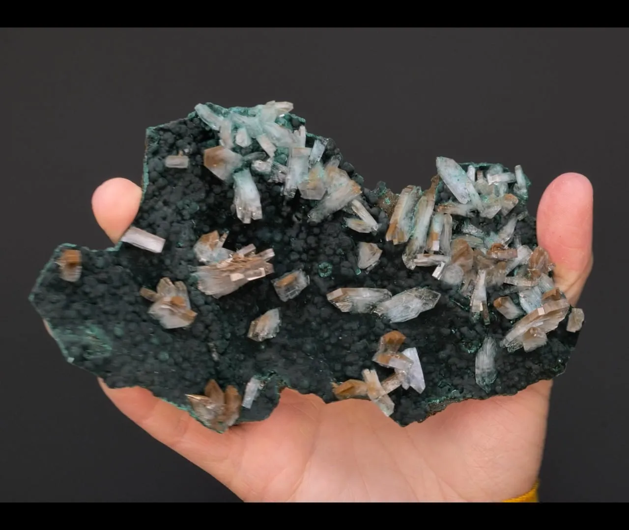 Baryte with Malachite - image 2