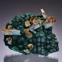 Baryte with Malachite - image 1