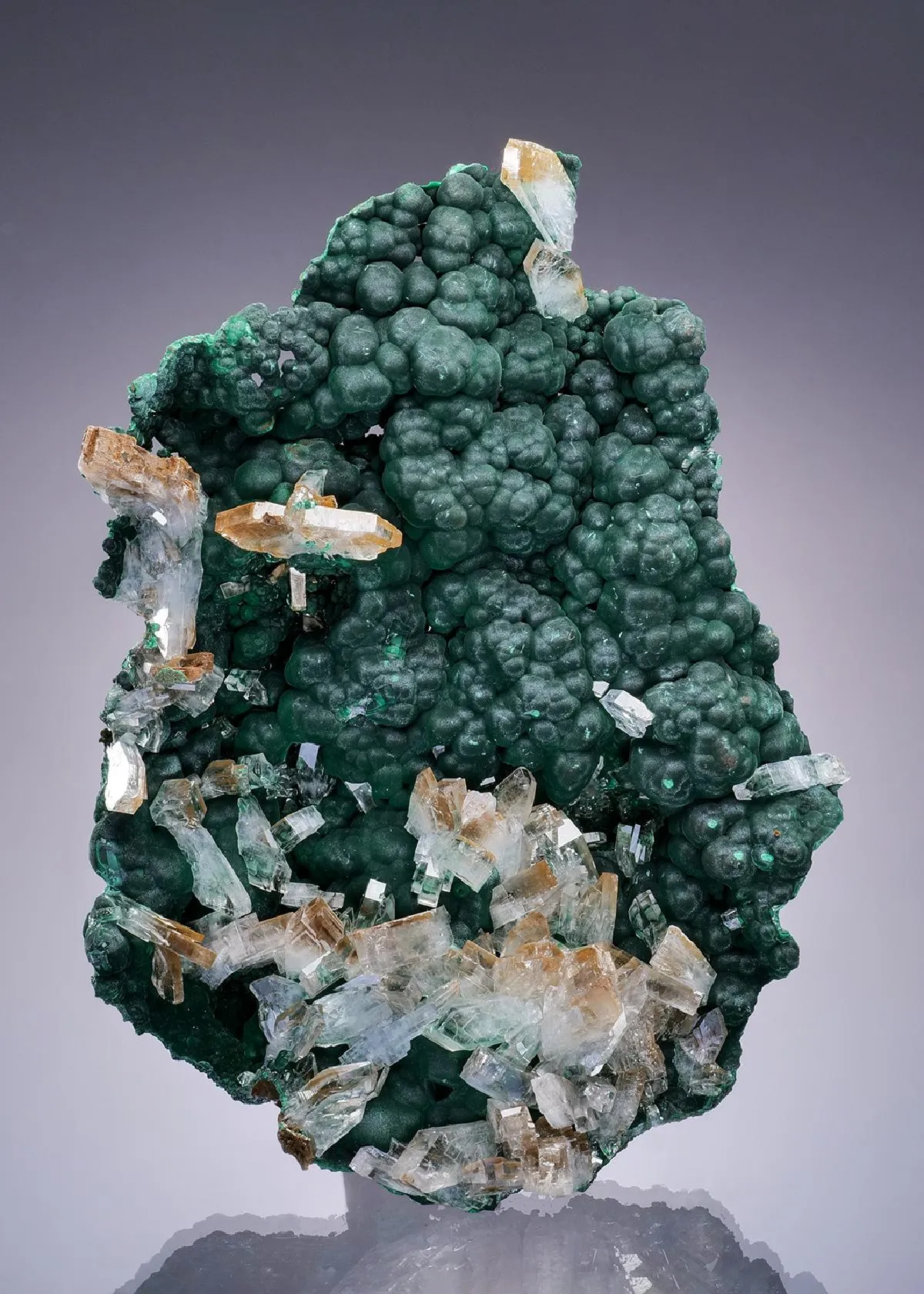 BARYTE with Malachite - image 1